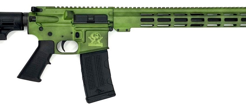GREAT LAKES FIREARMS GL-15 RIA 223 WYLDE 16IN BBL ORC BATTLEWORN LIME/NITRIDE 30RD MAG
