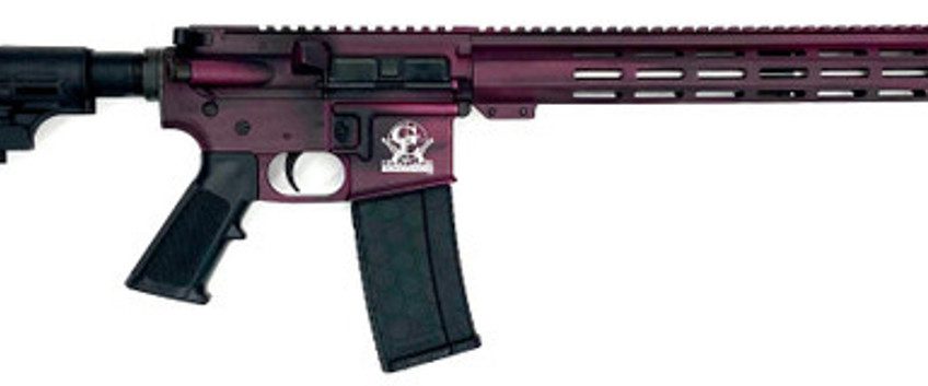 GREAT LAKES FIREARMS GL-15 RIA 223 WYLDE 16IN BBL ORC BATTLEWORN BLACK CHERRY/SS 30RD MAG