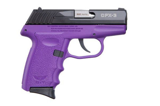 SCCY CPX-3 Semi-Auto Pistol -Black/Purple