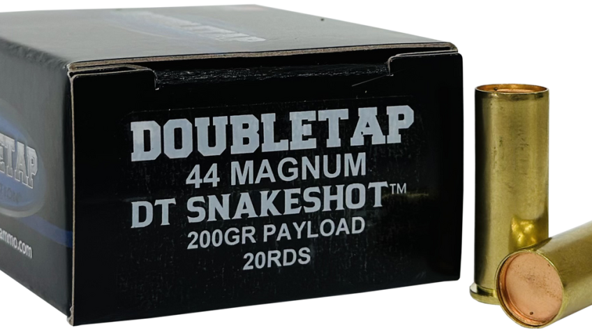 Double Tap DT Snake Shot Handgun Ammunition .44 Mag 200gr #9 Shot 1000 fps 20/ct