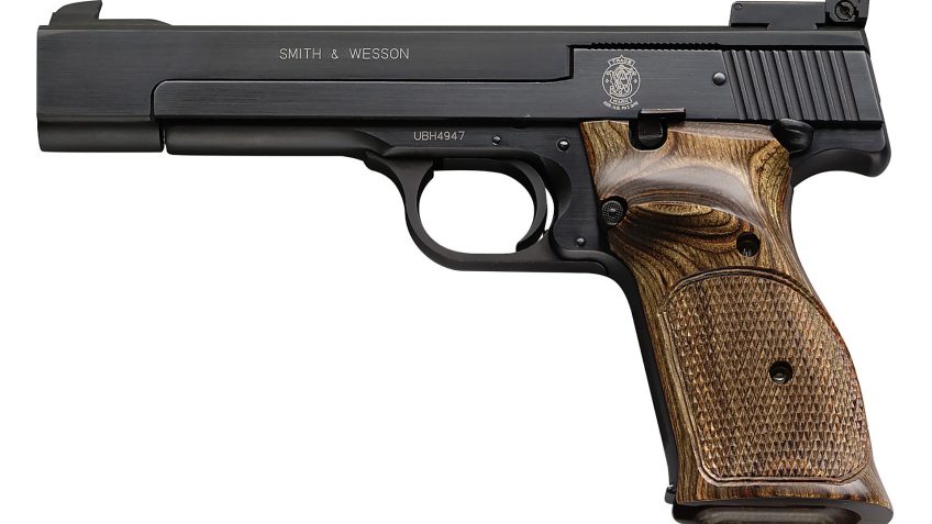 Smith & Wesson 41 Rimfire 22 LR 10+1 Wood/Blued