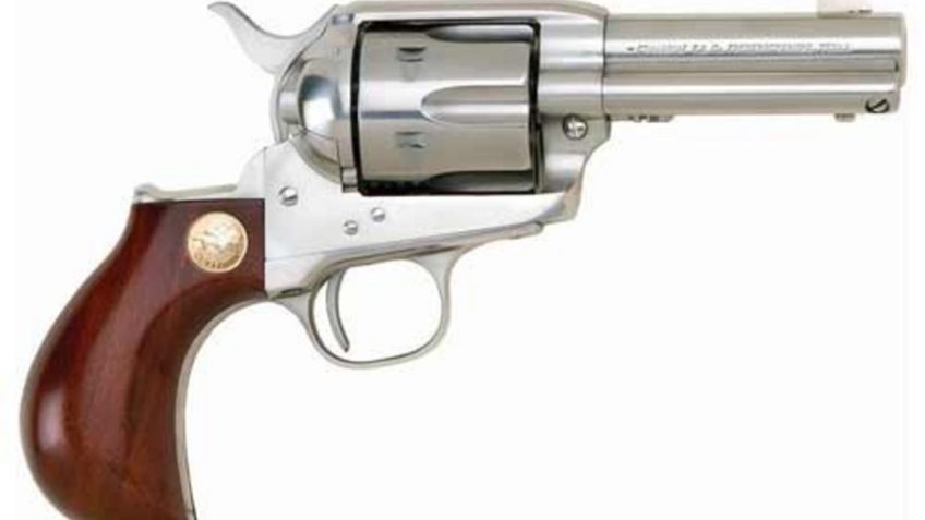 CIMARRON Thunderer 3.5in .357 Magnum/.38 Special Stainless Single Action Revolver (CA4508)