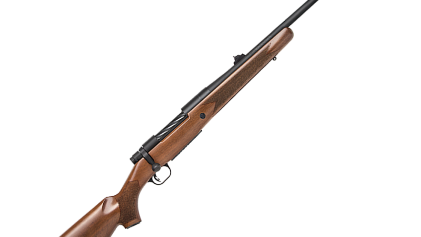 Mossberg Patriot Walnut Bolt-Action Rifle with Fixed Sights