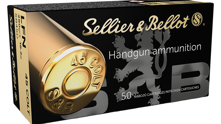 Sellier & Bellot .45 Long Colt 250 Grain Handgun Ammo