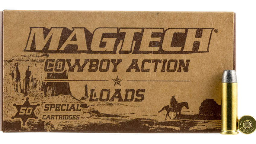 Magtech Cowboy Action .45 Long Colt 250 Grain Lead Flat Nose Centerfire Handgun Ammo