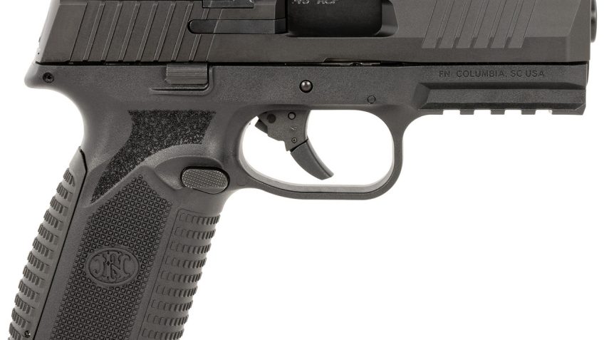 FN 545 MRD 45 ACP Semi Automatic Handgun with Holosun 407C Red Dot