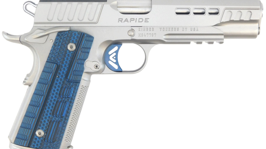 Kimber 1911 Rapide Ice 9mm 5", 9+1, Optic Ready Stainless/Blue Semi Automatic Pistol