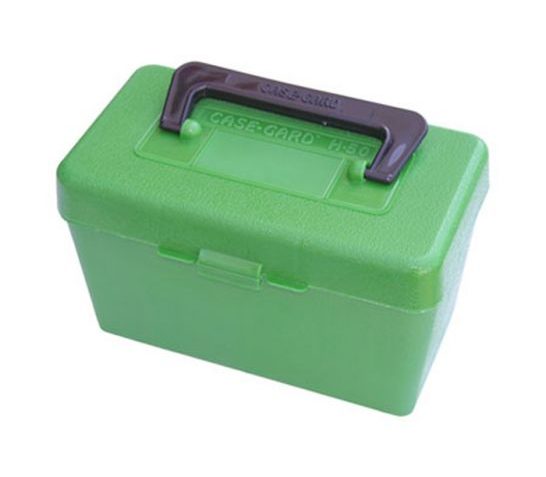 MTM Deluxe Handle 223 Rem 204 Ruger 50rd Green Ammo Box (H50-RS-10)