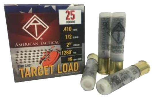 American Tactical Imports .410 Bore #9 Shot 2.5” Shotgun Birdshot Ammunition