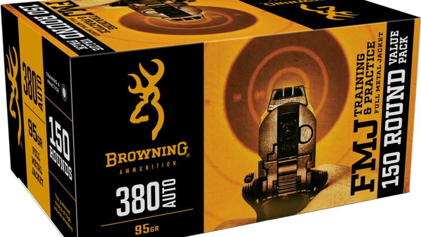 Browning 380 ACP 95 Grain FMJ Value Pack