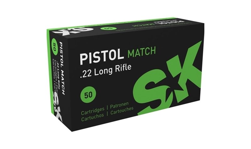 SK Ammo: .22 LR Pistol Match,  500 Round Brick