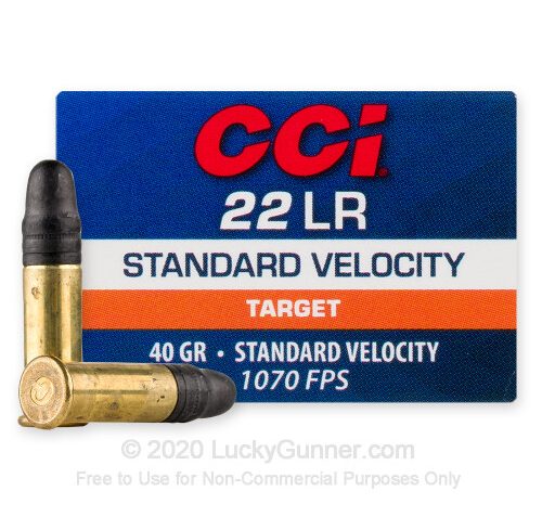 CCI .22LR Lead Round Nose 40 GN LRN Ammo – 5000 round case