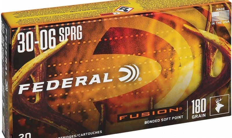 Federal Fusion 30-06 Springfield Ammo 180 Grain Pulymer Tipped