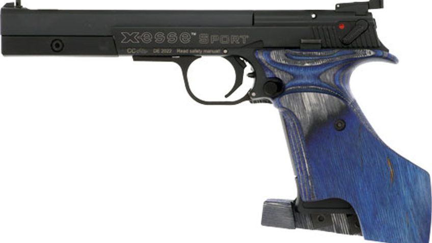 Walther Hammerli X-Esse XF Sport .22LR 6" 10rd Pistol, Black / Blue – 2870266 -US