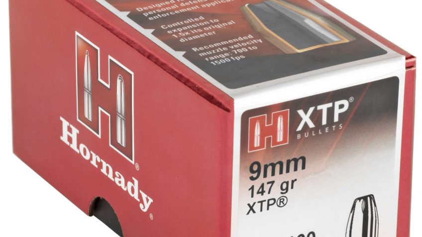 HORNADY XTP 9mm 147 GR 100 Per Box (35580)