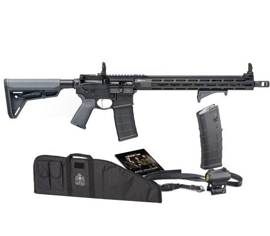 SPRINGFIELD ARMORY Saint Victor 5.56 NATO 16in 30rd Gray Rifle in Gear Up Package with Vortex Crossfire/Sling/Extra Mag (STV916556YP-GU23)