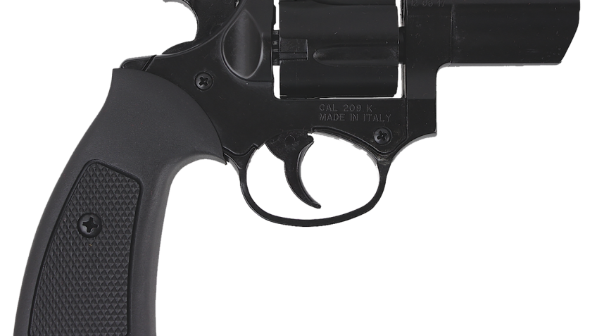 Traditions BP6001 Competitive Starter Gun Revolver Single/Double 209 Shotgun Primer 2″ 5 Round Black Finish