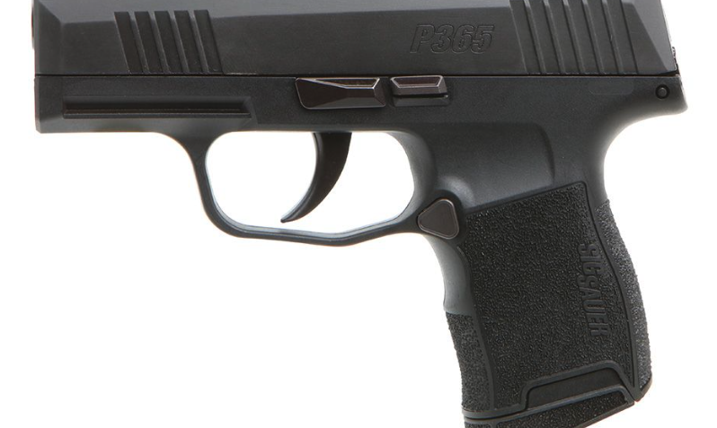 SIG SAUER P365 9mm 3.1in Black Manual Safety TacPac Pistol with Holster and 3x 10rd Mags (365-9-BXR3P-MS-TACPAC-10)