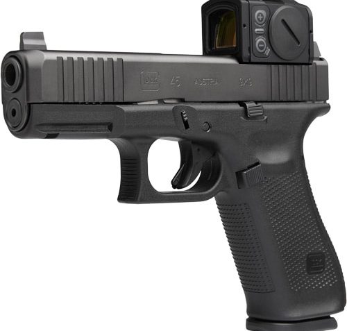 GLOCK G45 G5 MOS 9mm Striker Fired Semi-Auto Pistol – 4.02″ – nDLC Finish