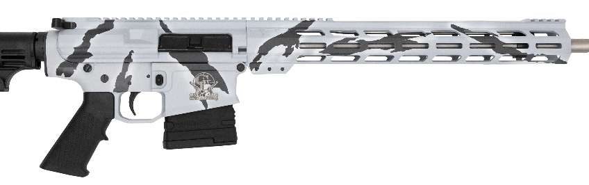 Great Lakes Firearms and Ammunition AR-10 Pursuit Snow Camo/SS 6.5 Creedmoor 20″ Barrel 10-Rounds
