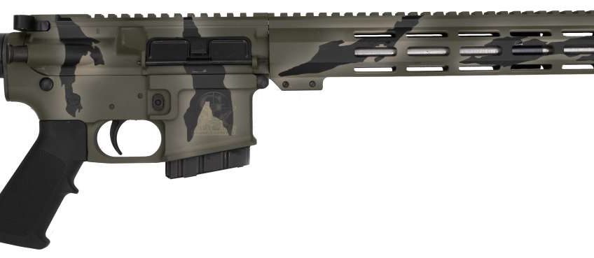 Great Lakes Firearms and Ammunition AR-15 Pursuit Green Camo/SS .350 Legend 16″ Barrel 5-Rounds