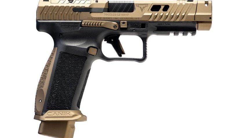 Canik TTI Combat 9mm Striker Fired Semi-Auto Pistol – 4.6″ – Bronze Cerakote – 10rd