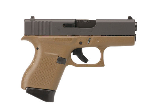 GLOCK G43 9mm Striker Fired Semi-Auto Pistol – 3.39″ – Gas Nitride