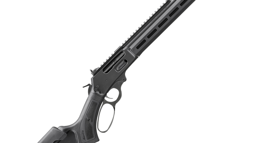 Marlin 1895 Dark Lever-Action Rifle with Muzzle Brake