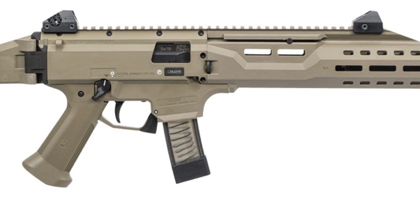 CZ Scorpion EVO 3 S1 Carbine 9mm 16.2in 20rd FDE Semi-Automatic Rifle with Muzzle Brake (08541)