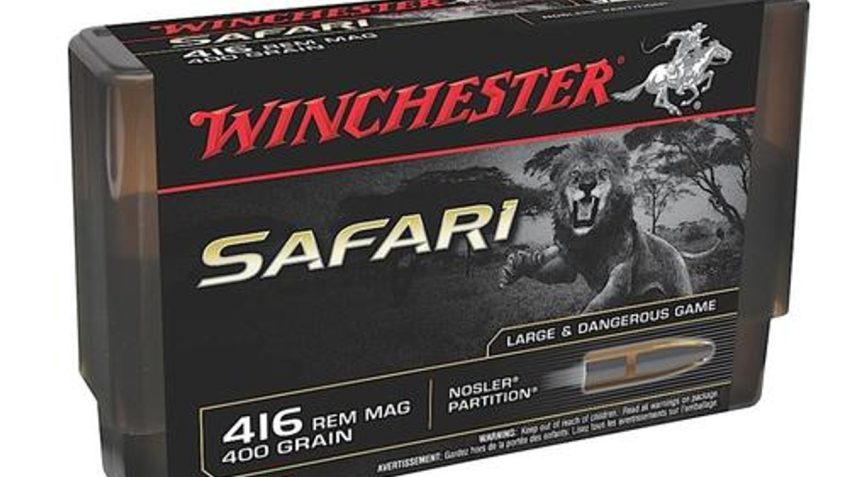 Winchester Supreme 416Rem 400Gr Nosler Partition 20/10 S416SLSP 020892217263