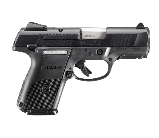 Ruger 3314 Sr9c Compact 9Mm Luger 3.40" 17+1 Black Nitride Front Serrations Black Polymer Grip