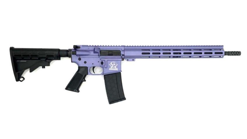 Glfa .223 Wylde Rifle .223 Wylde 10Rd Magazine 16" Threaded Barrel Wild Orchid With 15.25" Handguard CA Compliant GL15CA223SS ORC