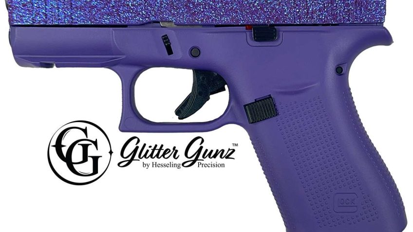 GLOCK 43X MOS 9MM GLITTER GUNZ VODOO