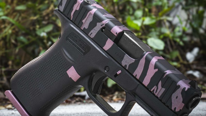 GLOCK 43X MOS 9MM PINK TIGRESS