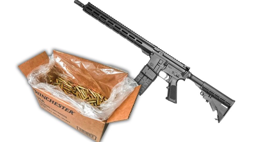 Anderson Compmag 5.56 M-LOK AR-15 Rifle + 1000 rounds of Winchester 5.56 Ammo Bundle