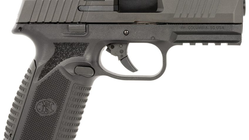 FN 545 MRD 45 ACP, 4.1" Barrel, Black, Holosun 407C Red Dot, 10rd