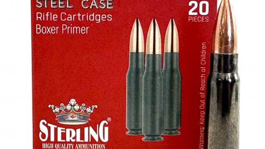 Sterling 7.62x39mm 123 gr FMJ 20rds Rifle Ammo for Tactical and Range Shooting – 8698779971205