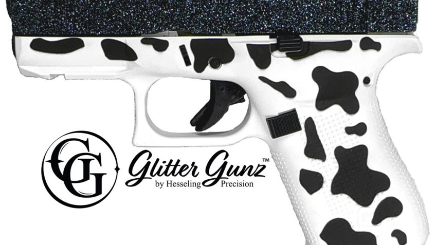 GLOCK 43X MOS 9MM GLITTER GUNZ TACTI COW