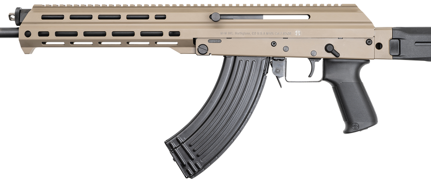 M+M Industries FDE M10X M 7.62×39 AK-47 Semi Automatic Rifle