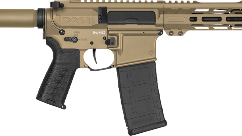 CMMG 30A5C0FCT Dissent BR4 *CA Compliant 300 Blackout 10+1 14.50" Coyote Tan Cerakote Aluminum Receiver, Magpul SGA Stock, Zeroed Drop-In Single Stage Trigger