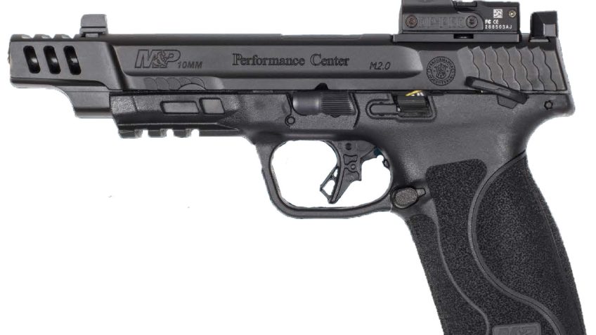 Smith & Wesson 14374 M&P M2.0 Full Size Frame 10mm Auto 15+1 5.60" Black Polymer Grip w/Leupold Deltapoint Pro