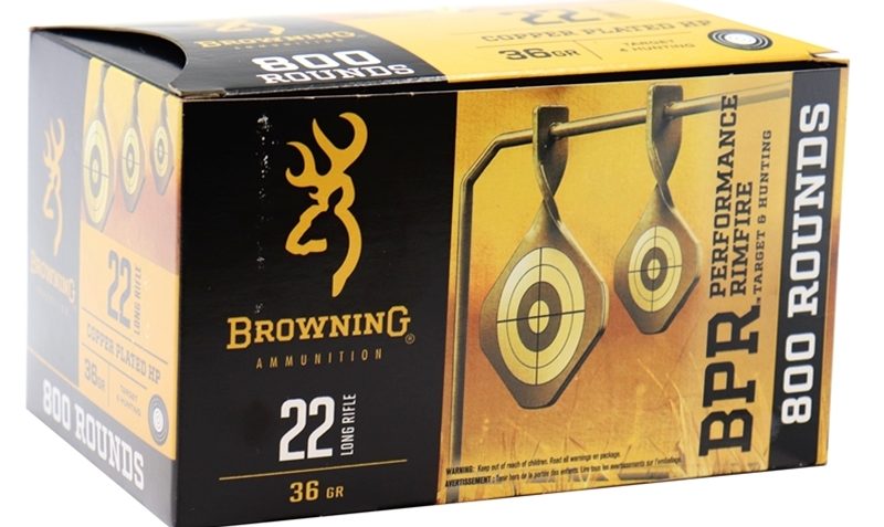 22 LR – 36 Grain CPHP – Browning – 800 Rounds