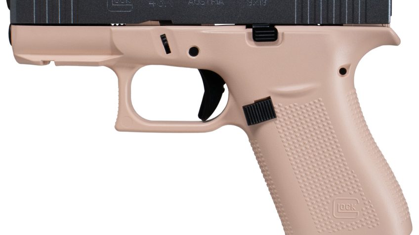 GLOCK 43X MOS 9MM PEACH FUZZ SCT 10RD