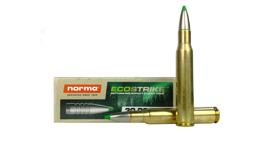 Norma ECOSTRIKE .30-06 Springfield 150gr Polymer Tip Lead-Free Rifle Ammo – 20 round box – Dirty Bird Industries