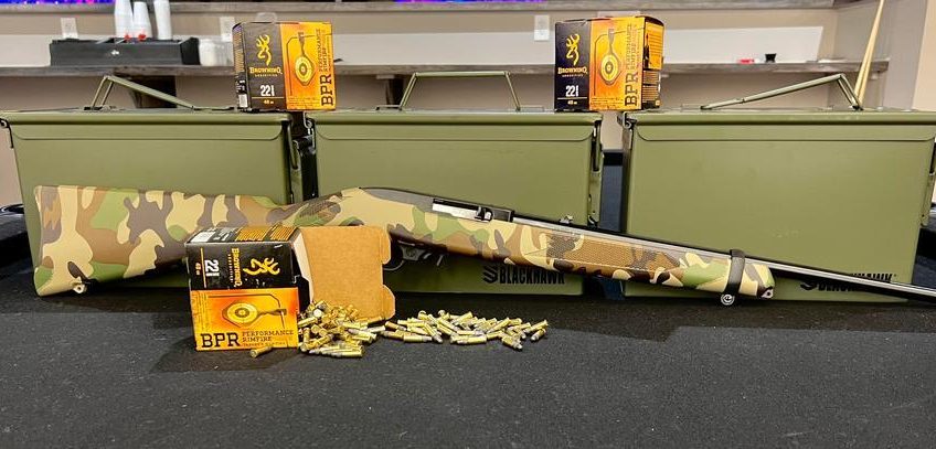 Ruger 10/22 "Woodsman" Rifle .22Lr 10Rd Magazine 18.5" Barrel Woodland Camo Stock 31174