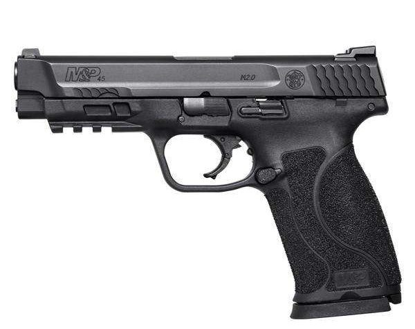 S&W LE M&P45 M2.0 Handgun 45 Auto 10Rd Magazine 4.6" Barrel Night Sights NO Magazine/Thumb Safety Used 11520U