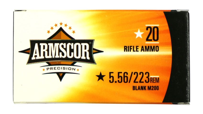 Armscor 223 Rem. / 5.56 NATO Rifle Ammo – Blank Ammunition