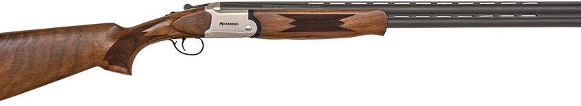 Mossberg Silver Reserve II 28 Ga, 2.75" Chamber, 26" Vent Rib Barrel, Matte Blue, 5 Choke Tubes, Satin Silver Receiver, Bead Sight, Satin Black Walnut Stock, 2rd