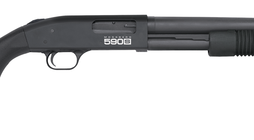 Mossberg &Amp; Sons Mossberg &Amp; Sons 590S Tactical, 12 Gauge, 18.5" Barrel, Short Shell Compatible, Black Synthetic, 9-Rd 51603