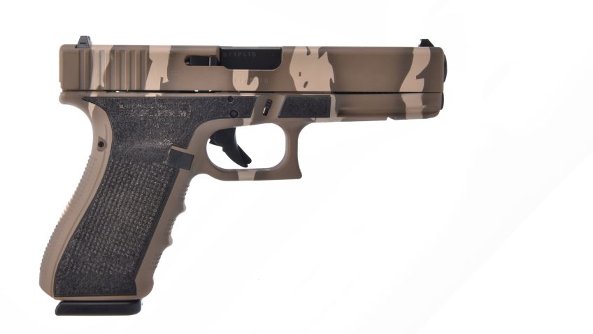 GLOCK G20 G4 10MM TAN TIGER STRIPE # PG2050203TTS